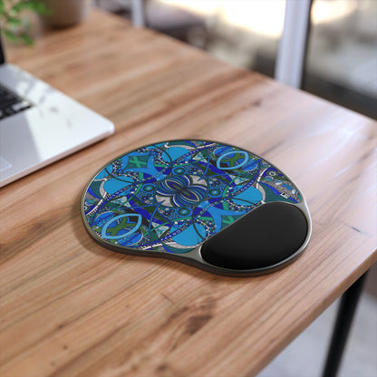 Mouse Pad With Wrist Rest - No. 219 - Crossroads