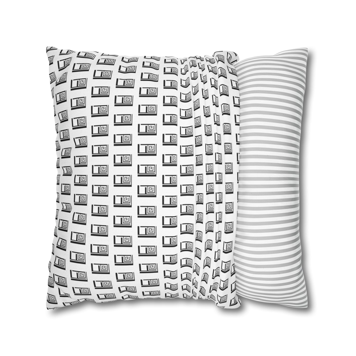 Cushion Pillow Case - No. 000WE - Logo on White