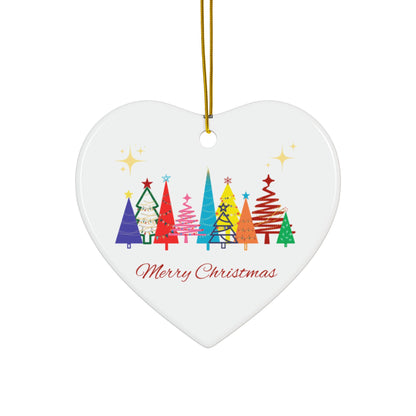 Ceramic Ornament - Merry Christmas W