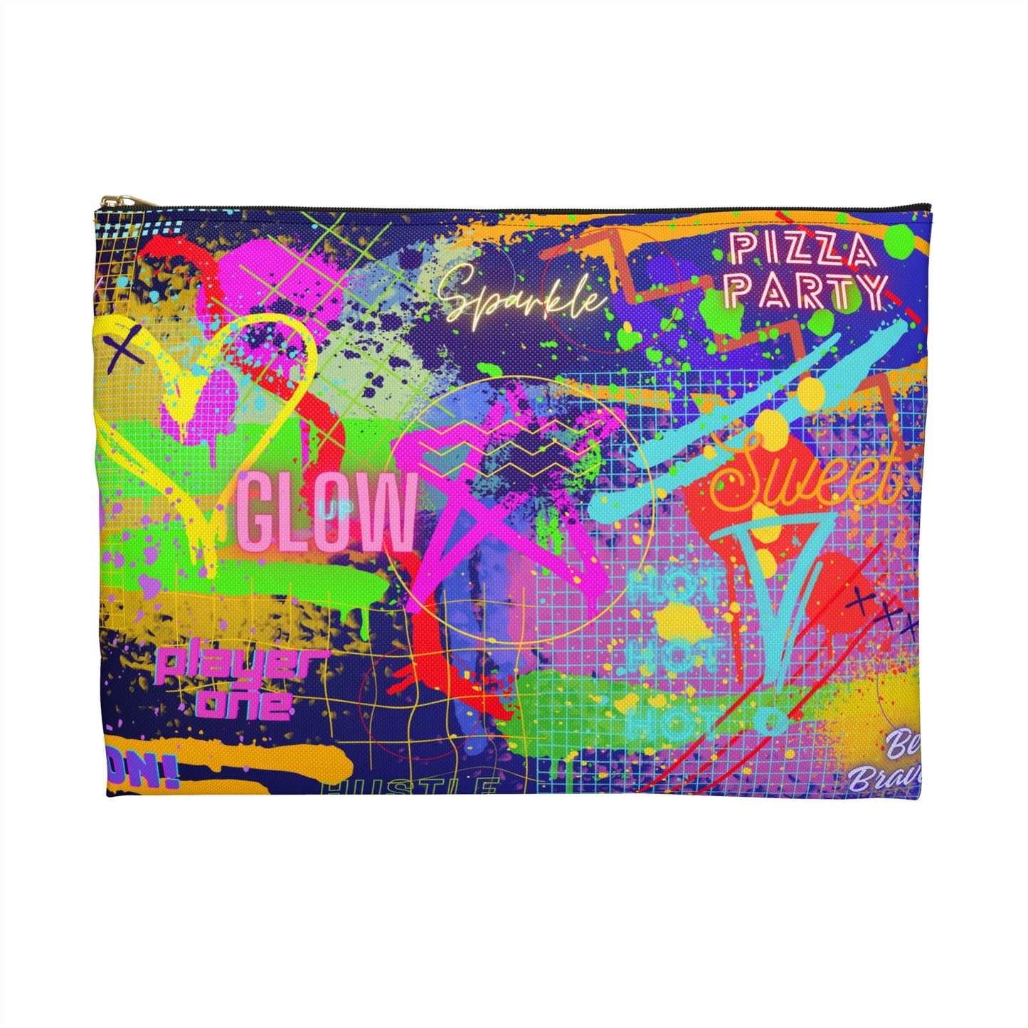 Make Up Bag - No. 232 - Pizza Party Graffiti