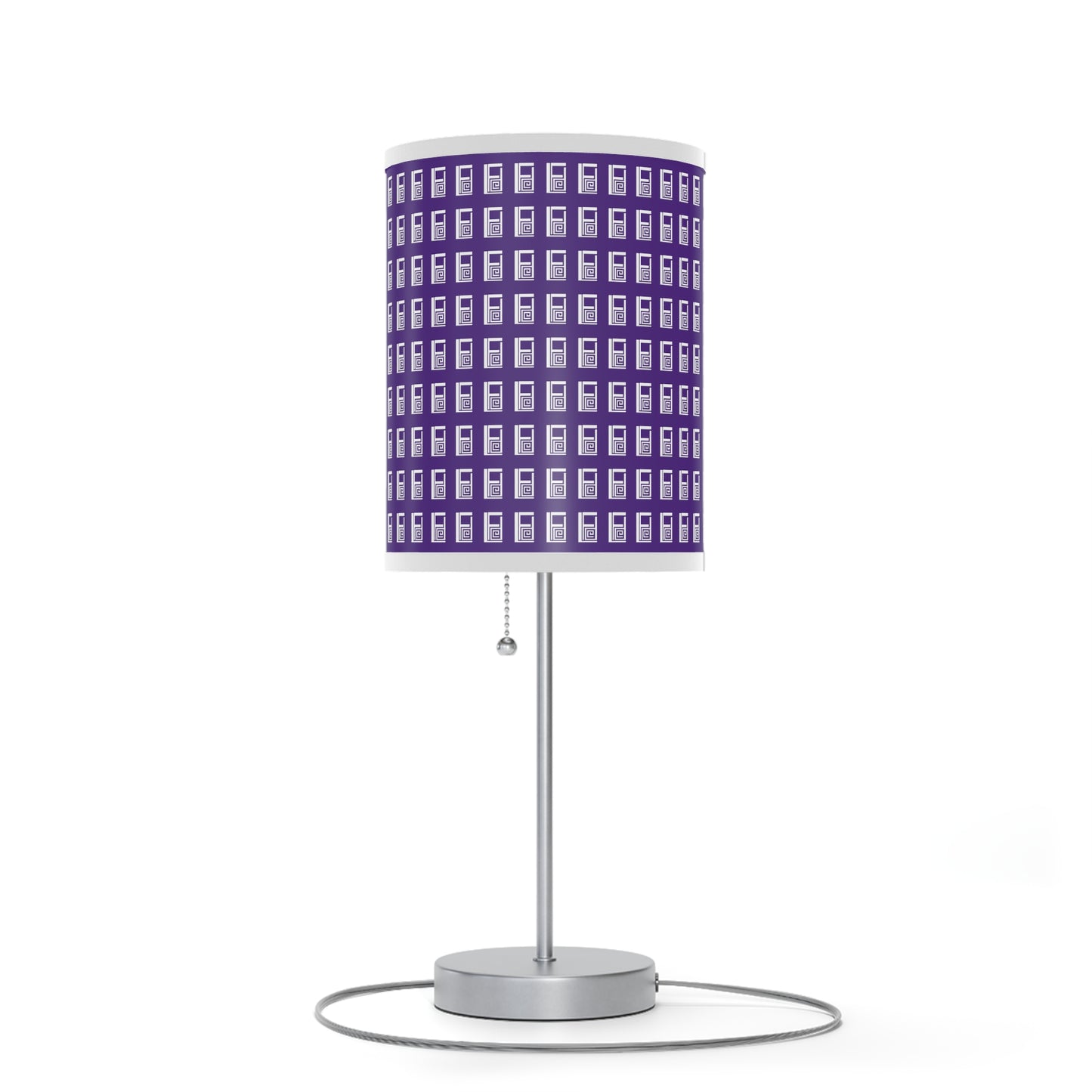 Lamp on a Stand, US|CA plug - No. 000PE - White logo on Purple