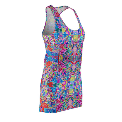 Women's Cut & Sew Racerback Dress - No. 266