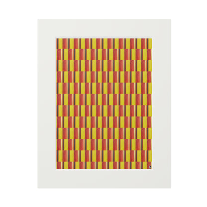 Fine Art Print (Cardboard Frame) - No. 130 - Sunrise Pattern