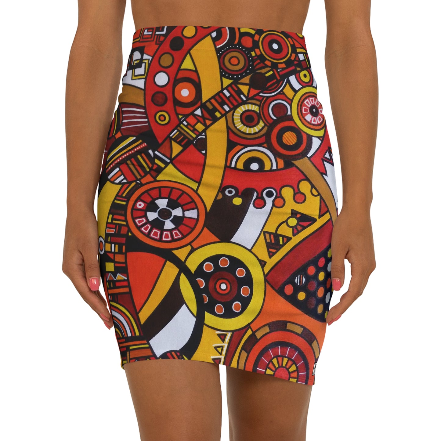 Women's Mini Skirt - No. 222 - 'Clockworks'