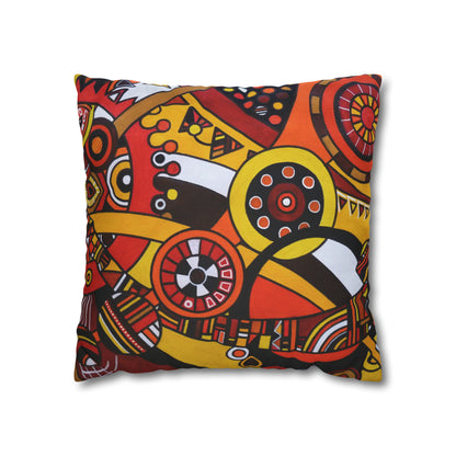 Cushion Pillow Case - No. 222 - 'Clockworks'