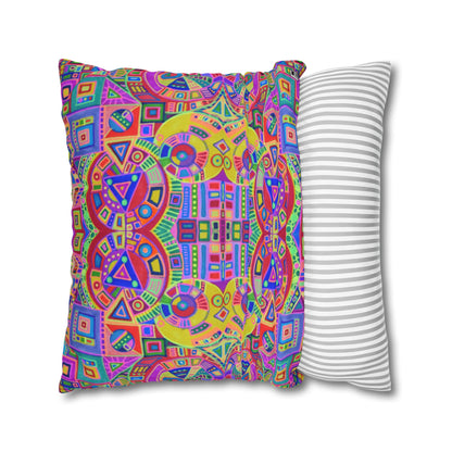 Cushion Pillow Case - No. 260 - Multicoloured Abstract