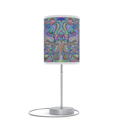 Lamp on a Stand, US|CA plug, No. 255 - Multicolour Abstract