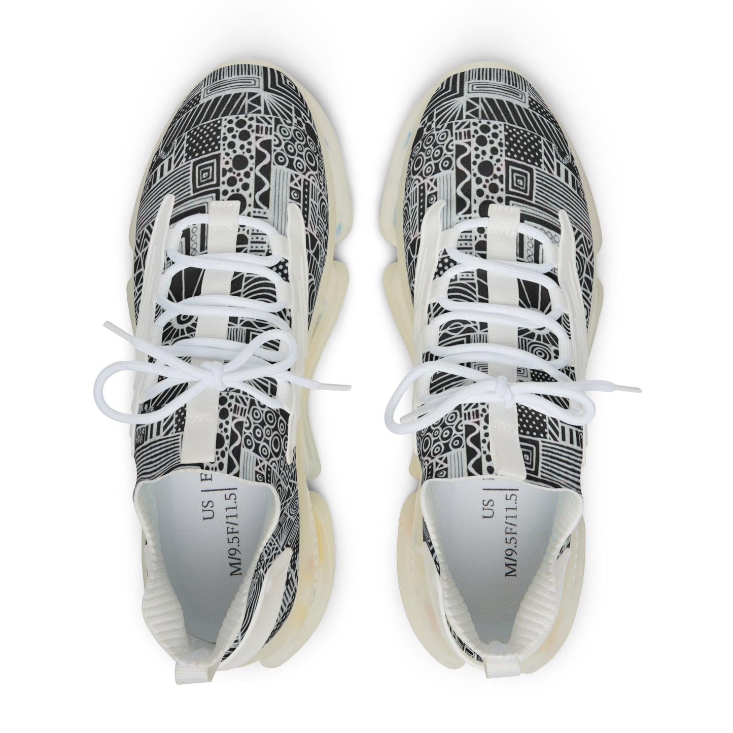 Men's Mesh Sneakers - No. 252 - Monochrome