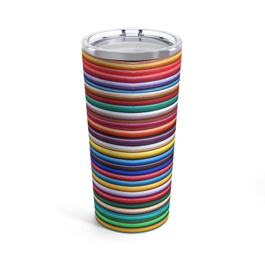 Tumbler 20oz - No.  308 Multicolour - 'Pathways A'