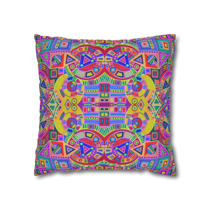 Cushion Pillow Case - No. 260 - Multicoloured Abstract