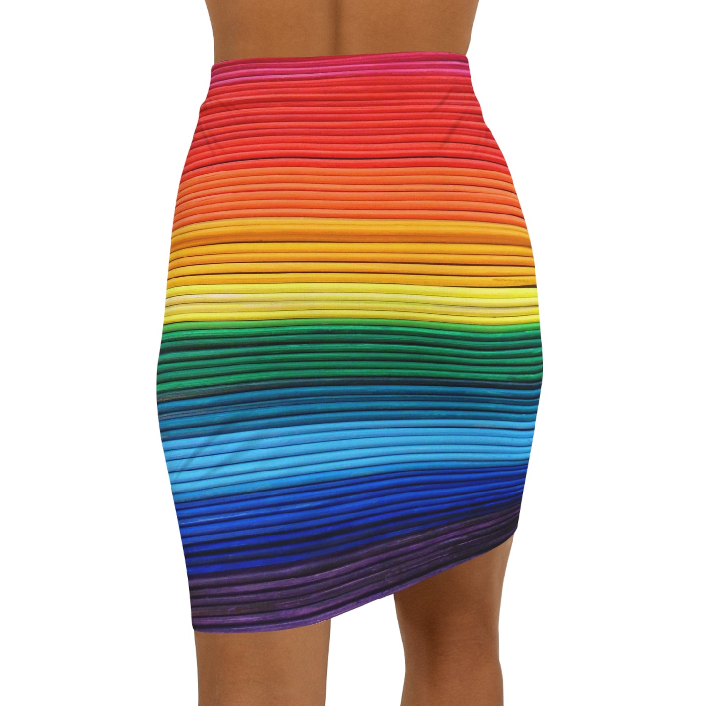 Women's Mini Skirt - No 305 - 'Pride' Rainbow