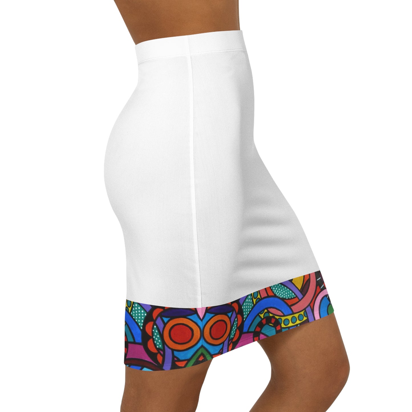 Women's Mini Skirt - No. 221 - 'Interlinked'