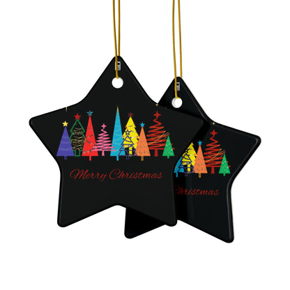 Ceramic Ornament - Merry Christmas BL