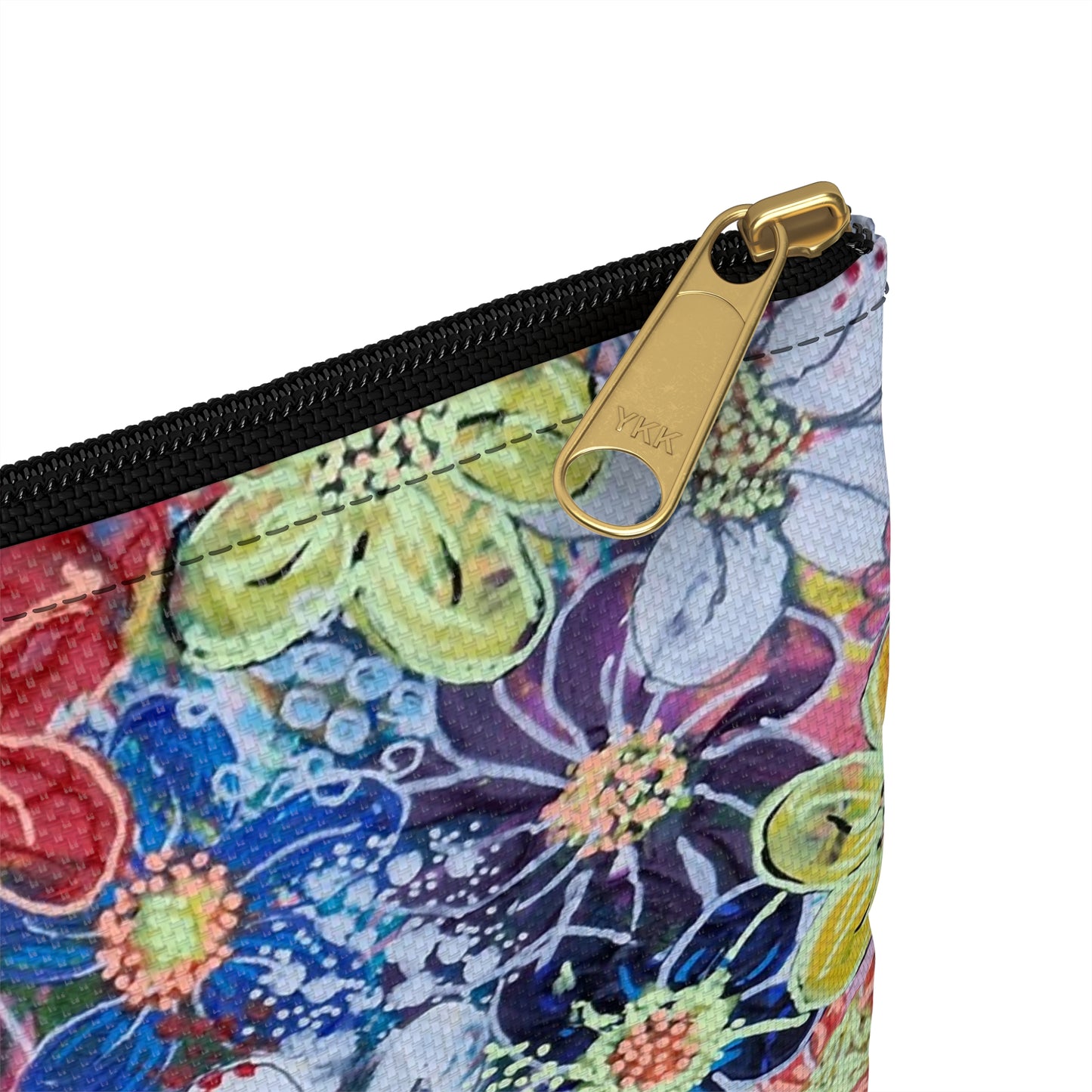 Make Up Bag - No. 241 - Flowers on Pink