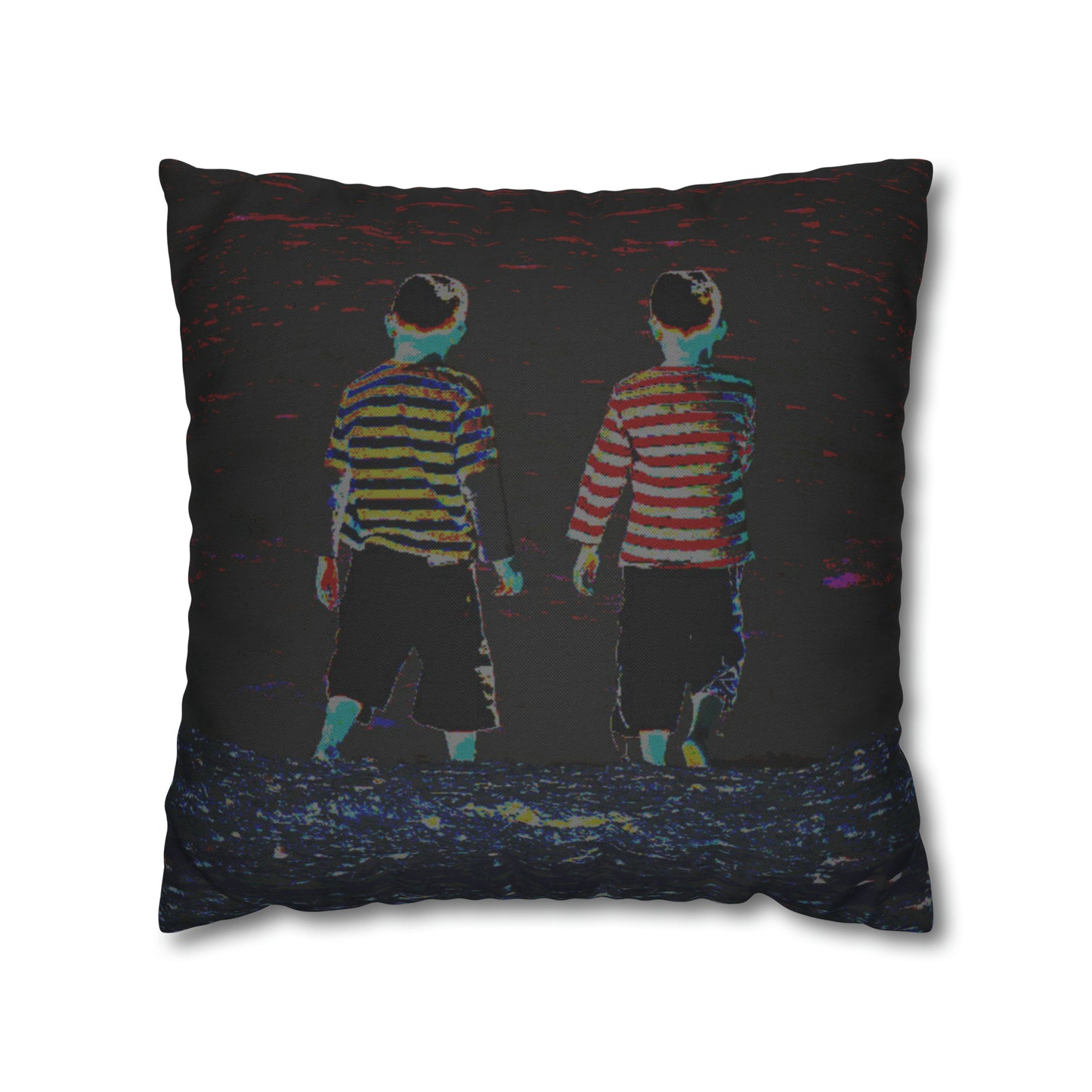 Cushion Pillow Case - No. 206 - 'Two Little Boys'