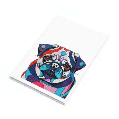 Hardcover Journal (A5) Pug