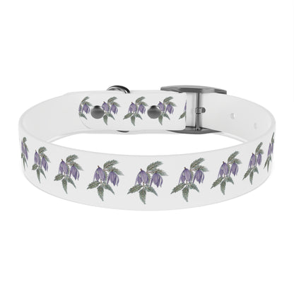 Dog Collar - No. 270 - Purple Drop Flowers