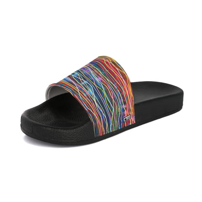 Women's Slide Sandals - No. 236 - Ocean - Multicoloured  - By Irish Artist Fiona de Lacy