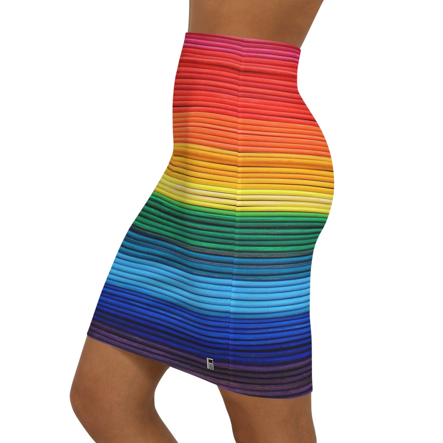 Women's Mini Skirt - No 305 - 'Pride' Rainbow