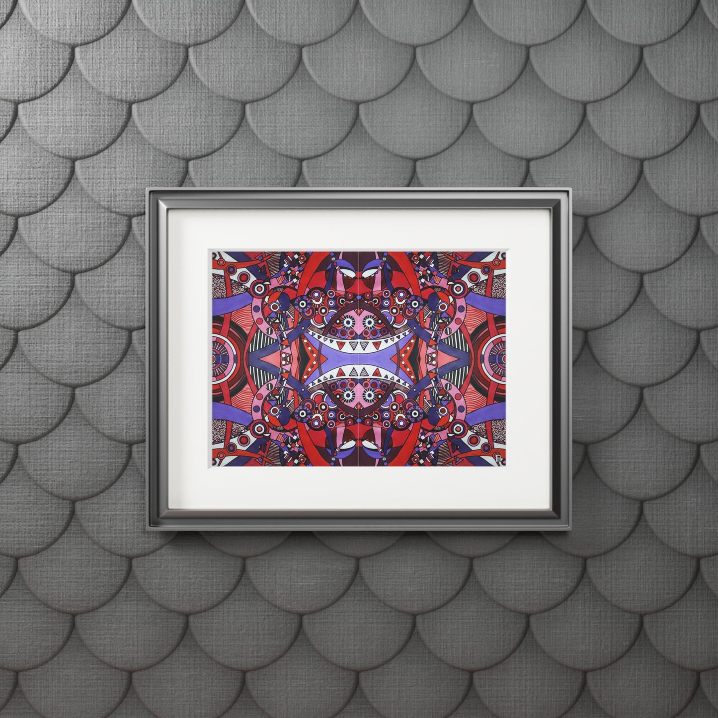 Fine Art Print (Cardboard Frame) - No. 220 - Connections Pattern