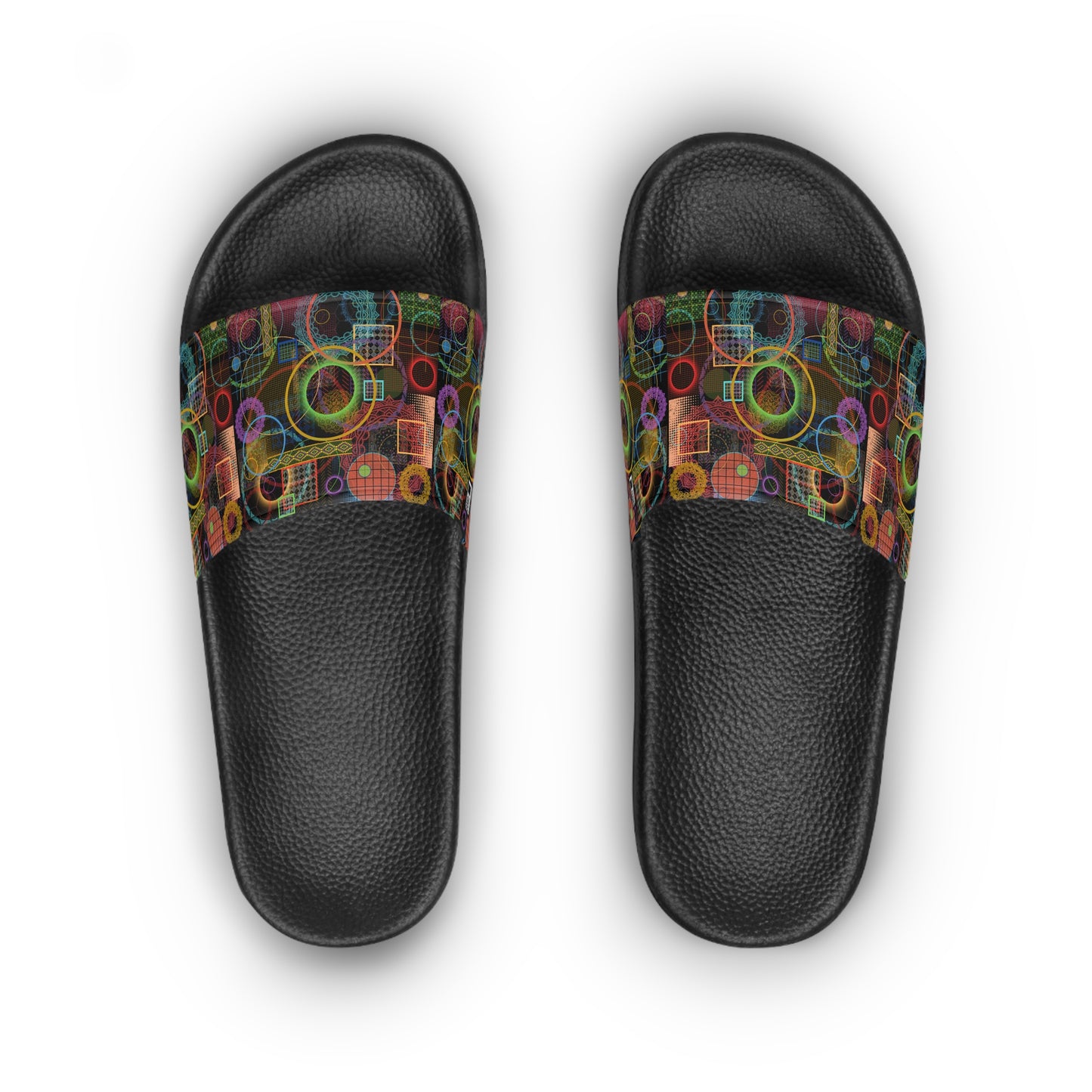 Women's Slide Sandals - No. 299 - Rings - Multicoloured - By Irish Artist Fiona de Lacy