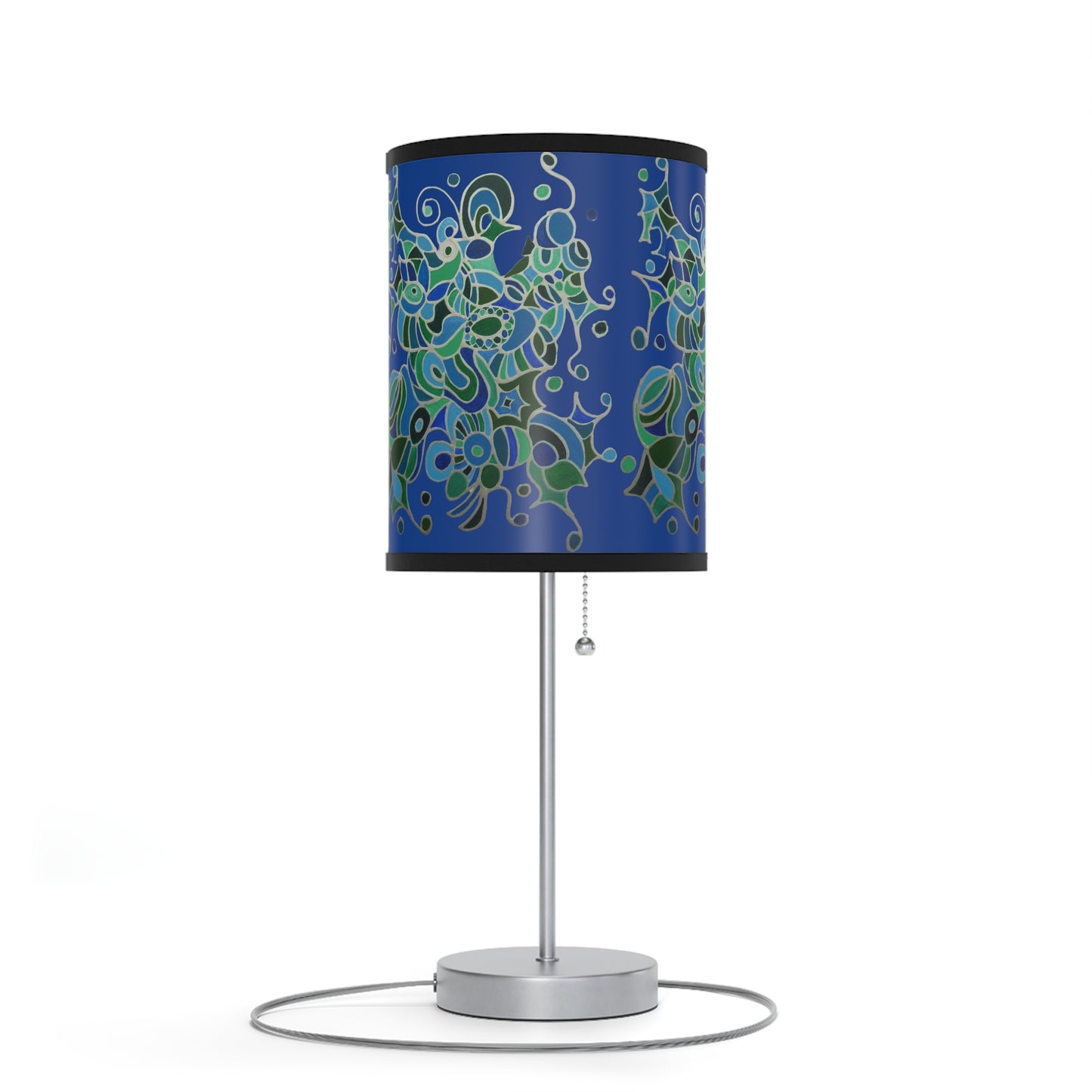 Lamp on a Stand, US|CA plug - No. 146 - 'Bird of Paradise' on Navy