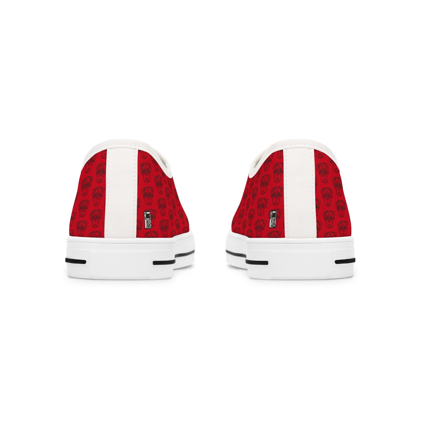 Women's Low Top Sneakers - No. PUG RD