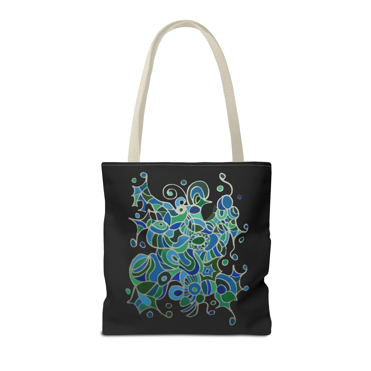 Tote Bag  - No.146 - A 'Bird of Paradise' on Black