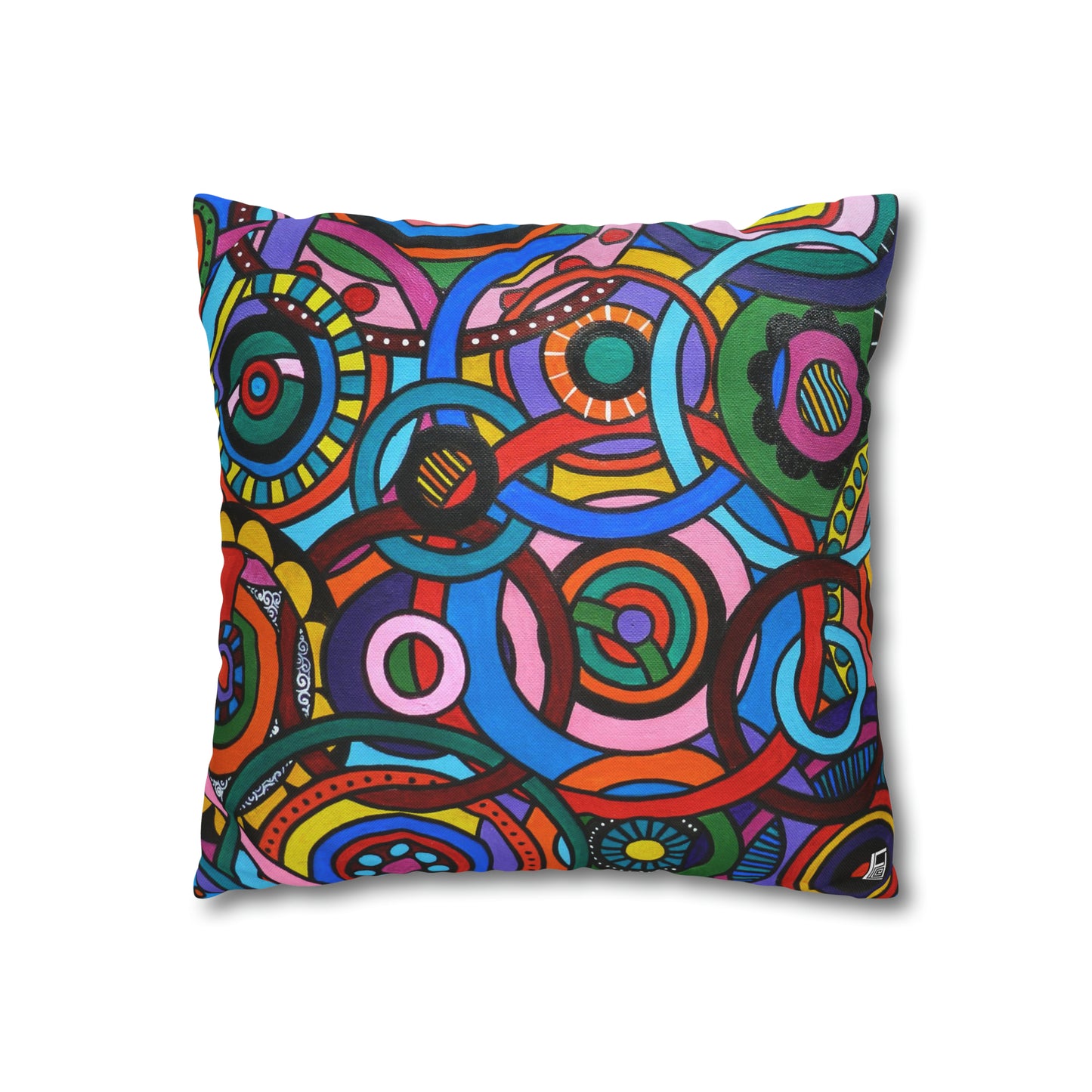 Cushion Pillow Case - No. 221 - 'Interlinked'