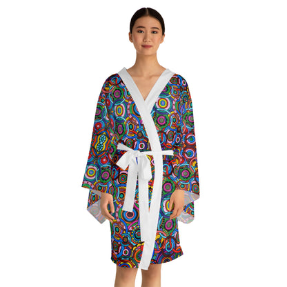 Long Sleeve Kimono Robe - No. 221 - Interlinked